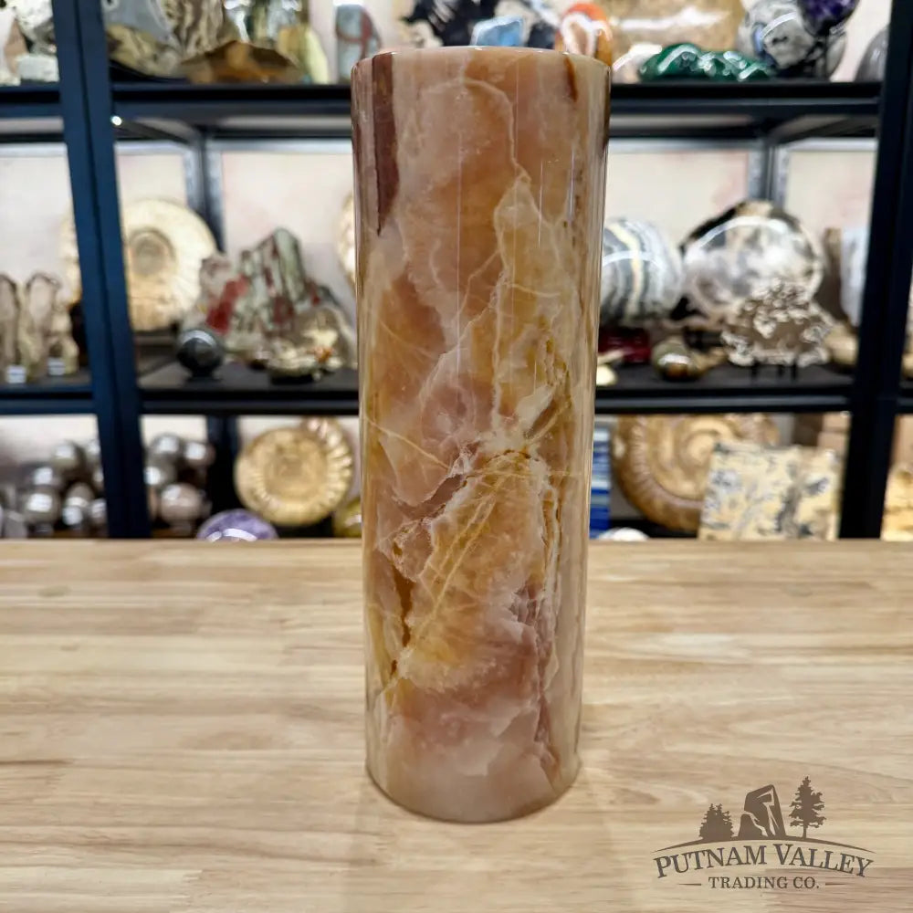 Banded Calcite Lamp 11.75’’ | Pakistan Banded Onyx - Lamp