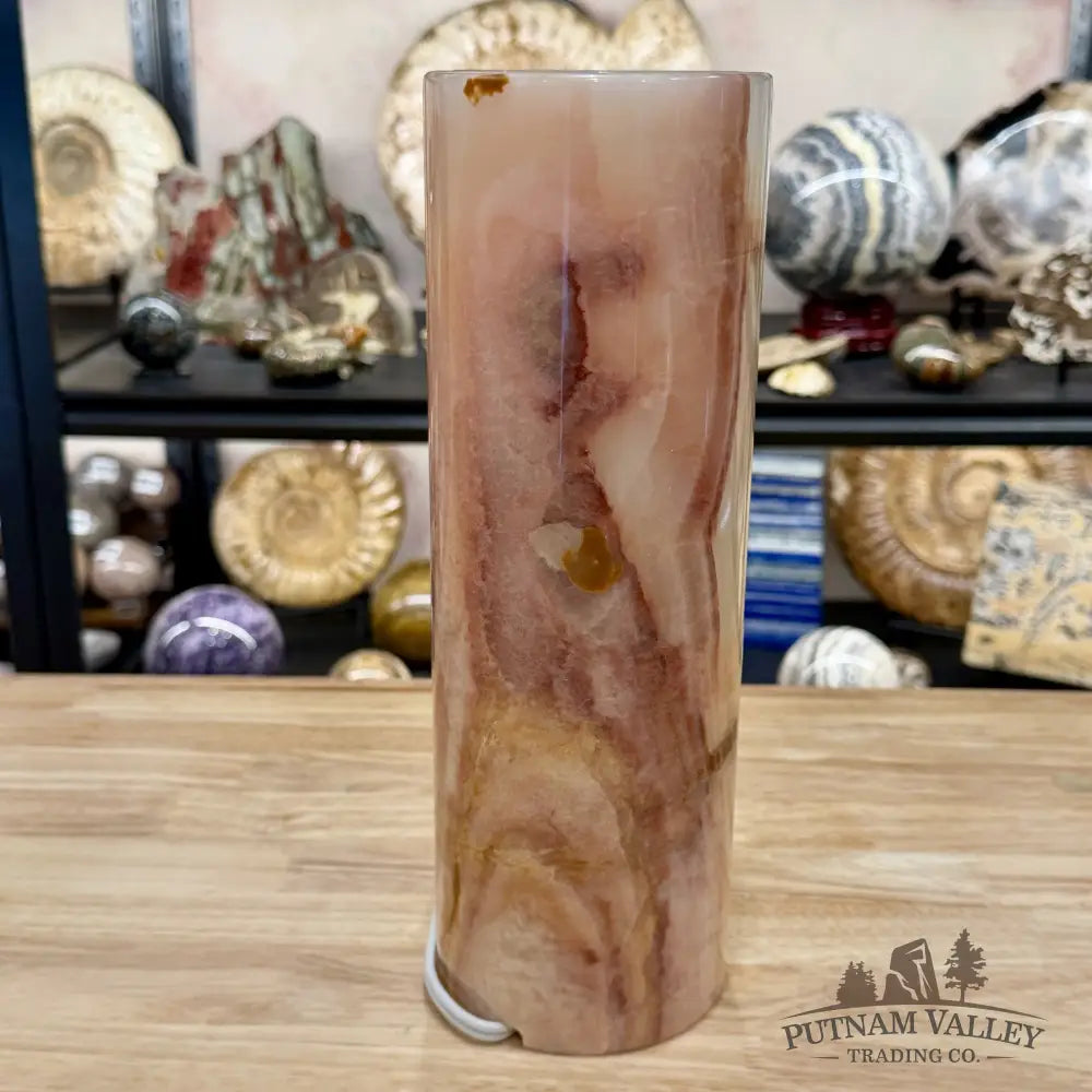 Banded Calcite Lamp 11.75’’ | Pakistan Banded Onyx - Lamp