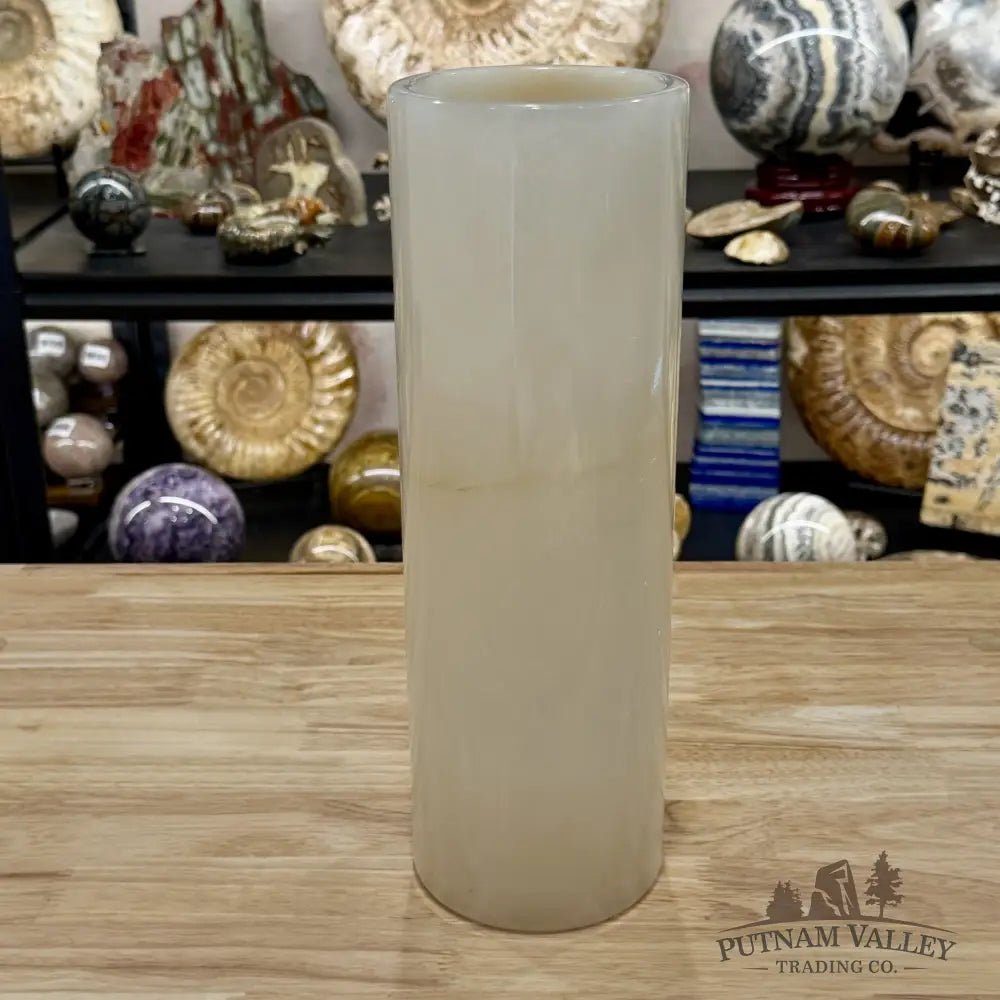 Banded Calcite Lamp 11.75’’ | Pakistan Banded Onyx - Lamp