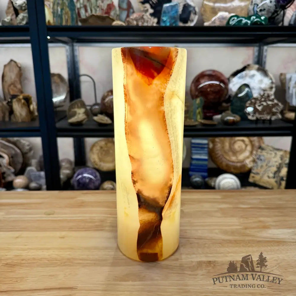 Banded Calcite Lamp | Pakistan Banded Onyx - Lamp