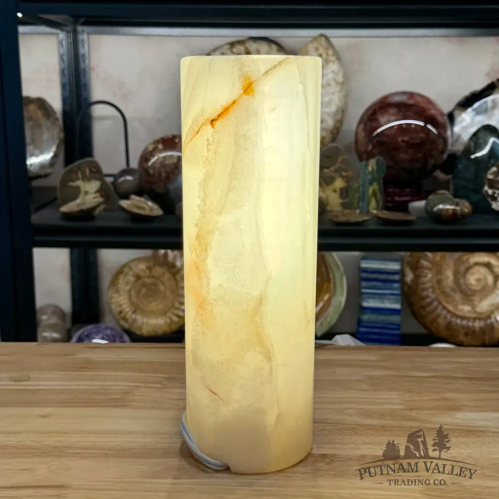 Banded Calcite Lamp | Pakistan Banded Onyx - Lamp