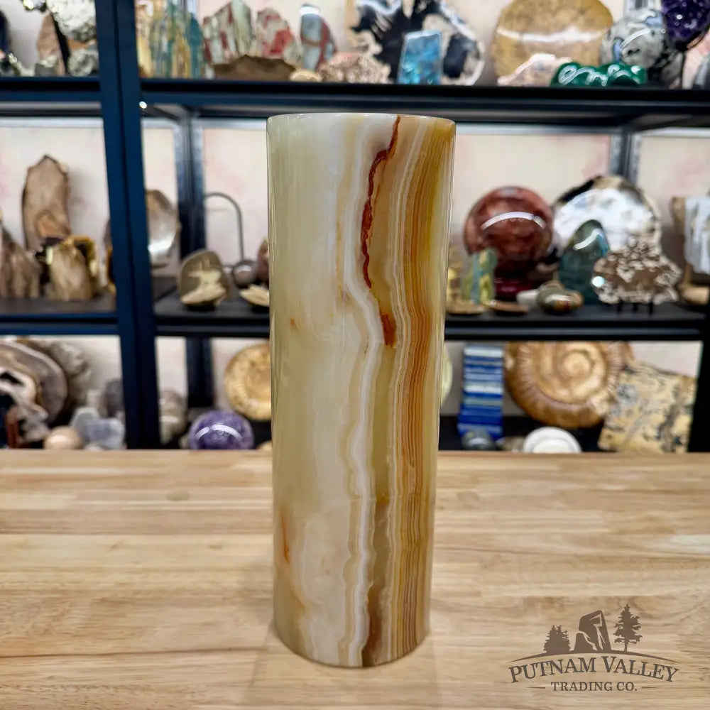 Banded Calcite Lamp | Pakistan Banded Onyx - Lamp