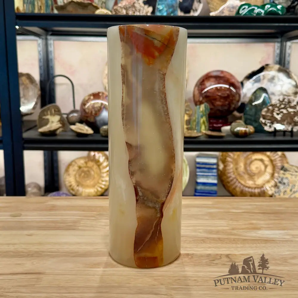 Banded Calcite Lamp | Pakistan Banded Onyx - Lamp