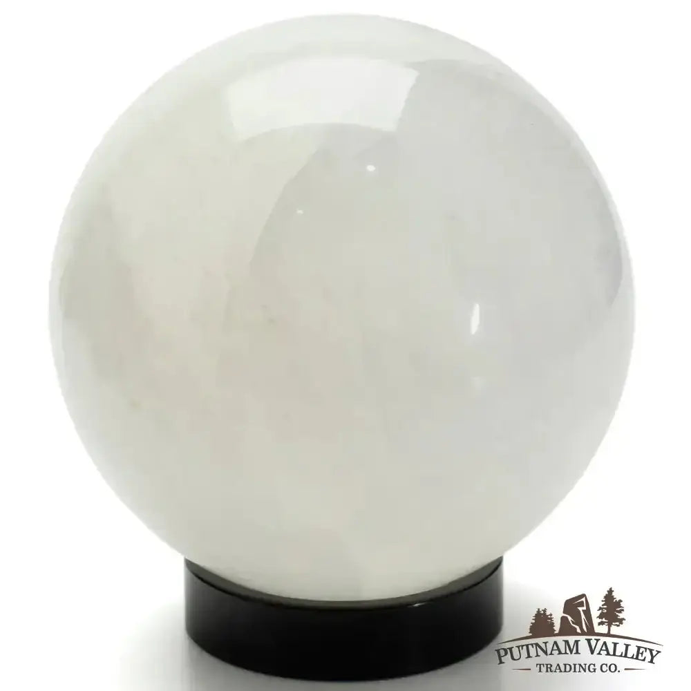 Black Metal Ring Sphere Stand - Putnam Valley Trading Co.