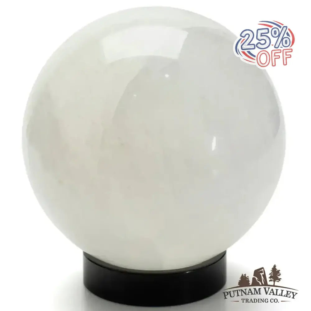 Black Metal Ring Sphere Stand - Putnam Valley Trading Co.