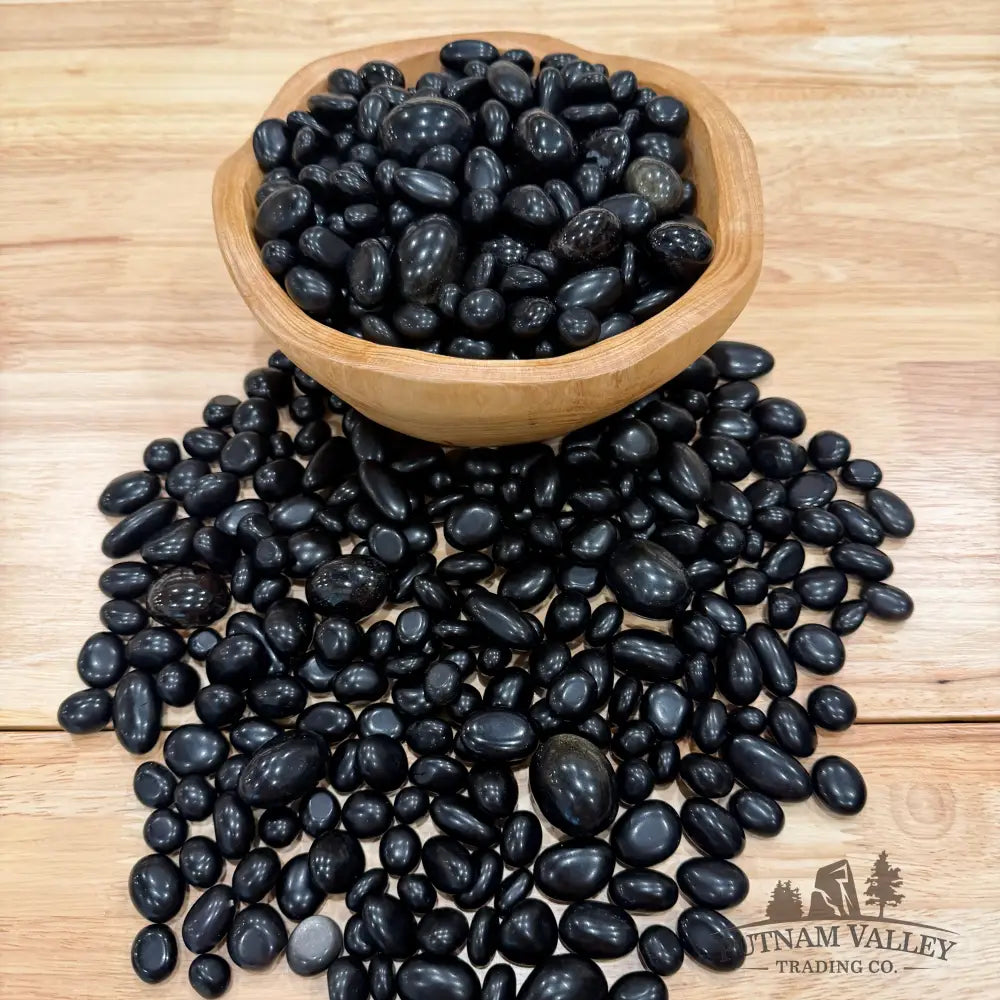 Tumbled Black Obsidian (½ lb) - Tumbled Stone