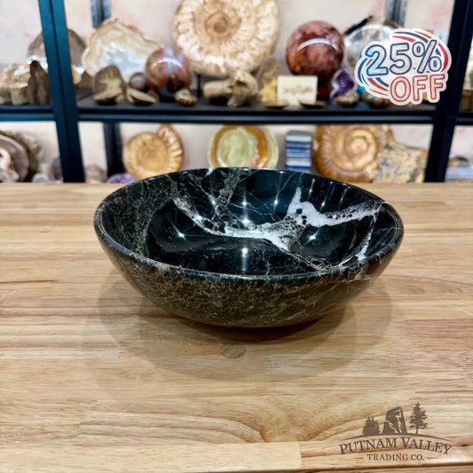Zebra Marble Bowl 10’’ 4.62 - Bowl