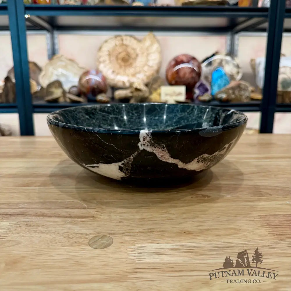 Zebra Marble Bowl 10’’ 4.62 - Bowl