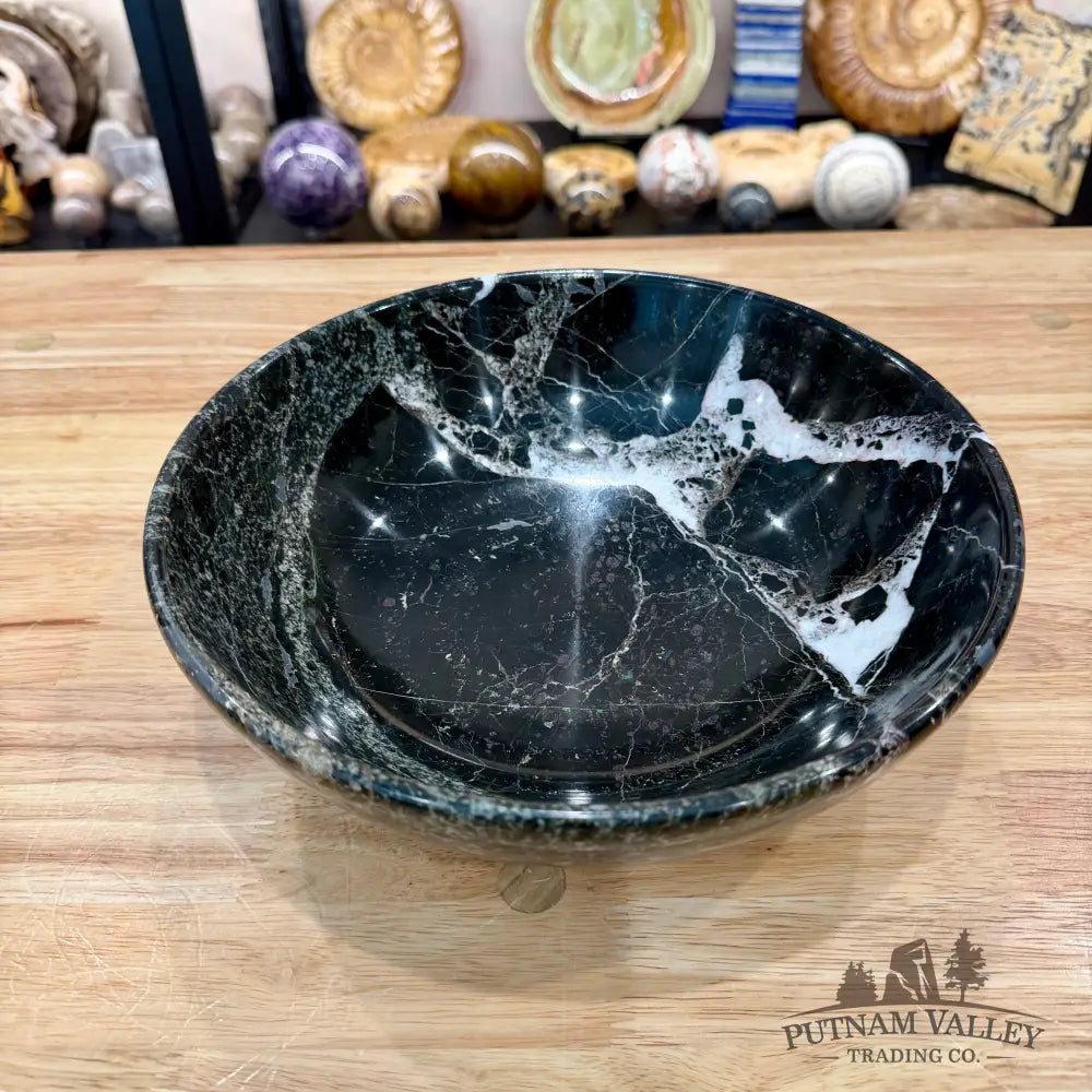 Zebra Marble Bowl 10’’ 4.62 - Bowl