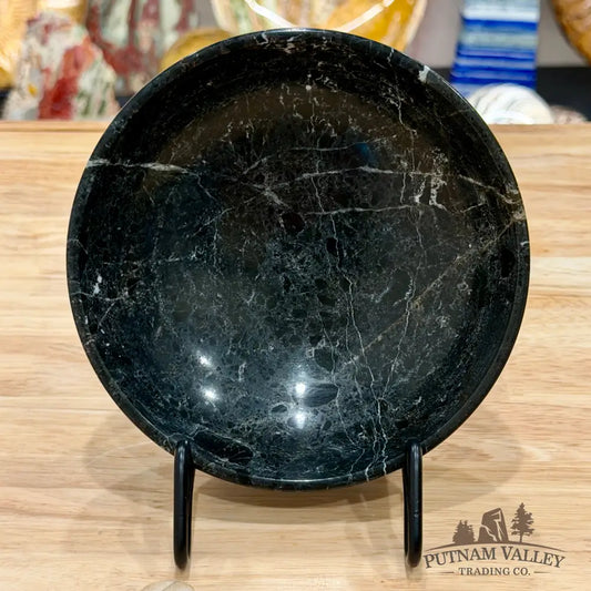 Black Zebra Marble Bowl 6’’ 1.46 - Bowl