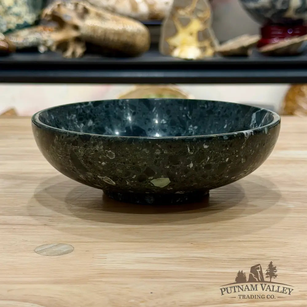 Black Zebra Marble Bowl 6’’ 1.24 - Bowl