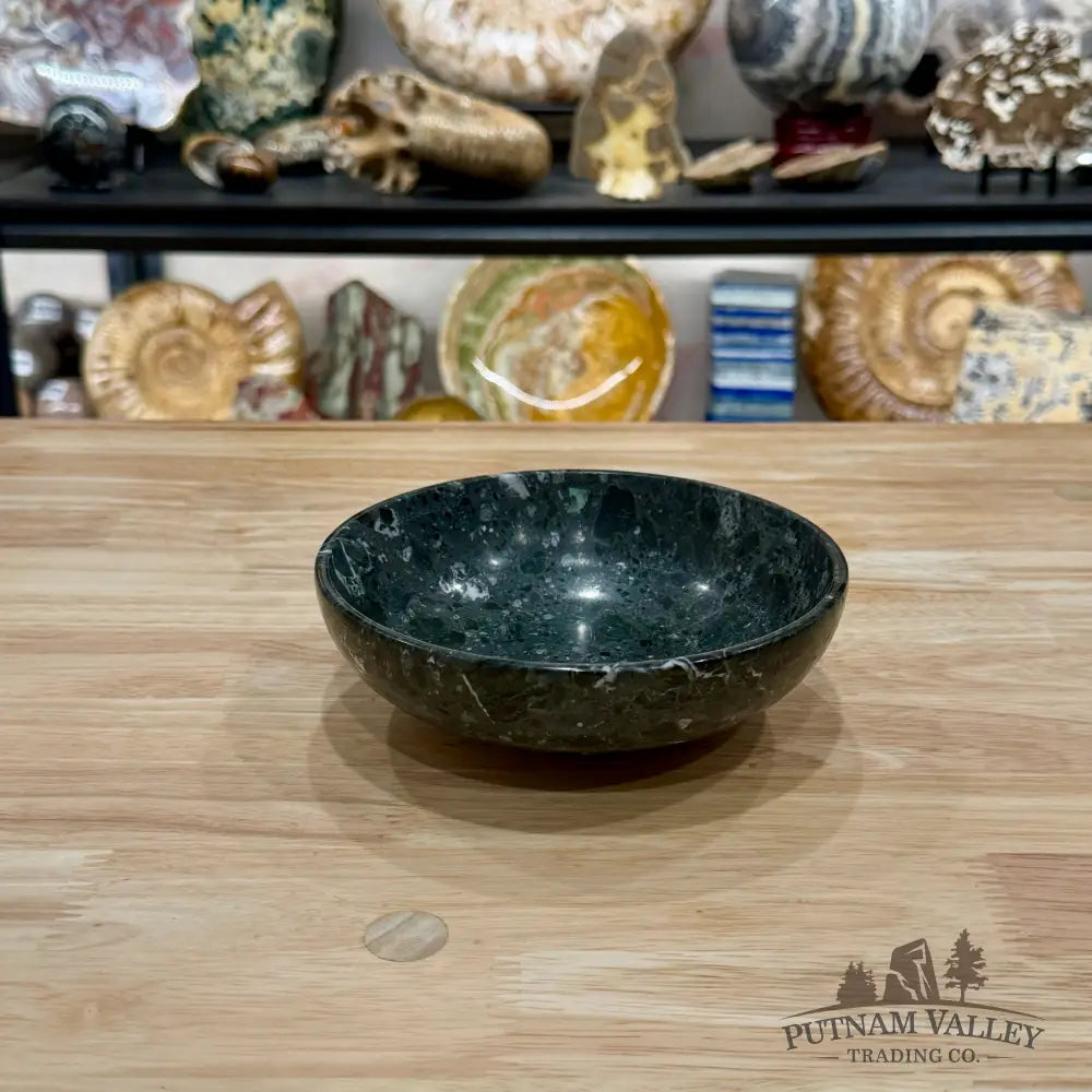 Black Zebra Marble Bowl 6’’ 1.24 - Bowl