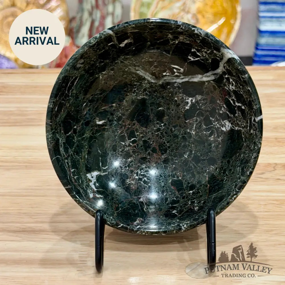 Black Zebra Marble Bowl 6’’ 1.34 - Bowl