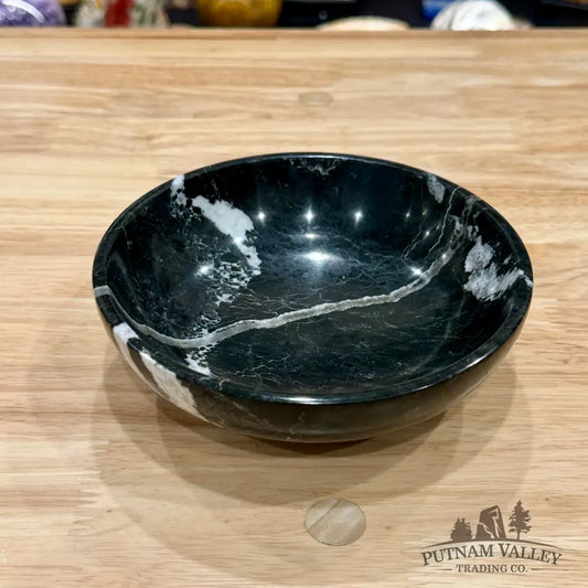 Black Zebra Marble Bowl 6’’ 1.32 - Bowl