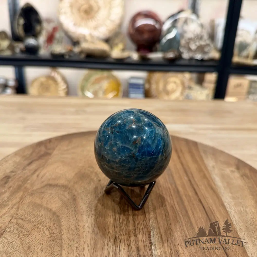 Blue Apatite Sphere 2.56’’ - Sphere