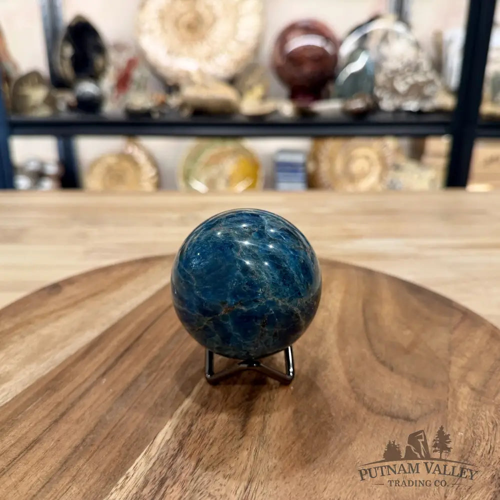 Blue Apatite Sphere 2.56’’ - Sphere