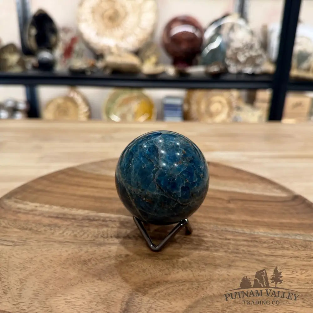 Blue Apatite Sphere 2.56’’ - Sphere