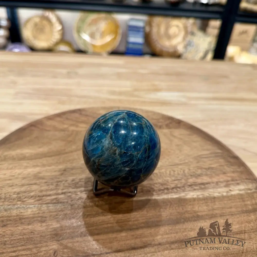 Blue Apatite Sphere 2.56’’ - Sphere