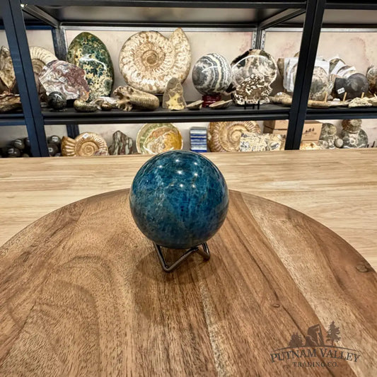 Blue Apatite Sphere 2.79’’ | Madagascar - Sphere