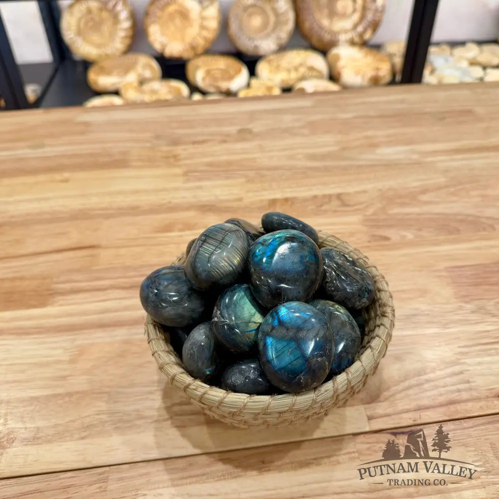 Labradorite Hand-Polished Stones Tumbled Stone