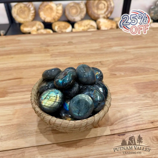 Labradorite Hand-Polished Stones Tumbled Stone