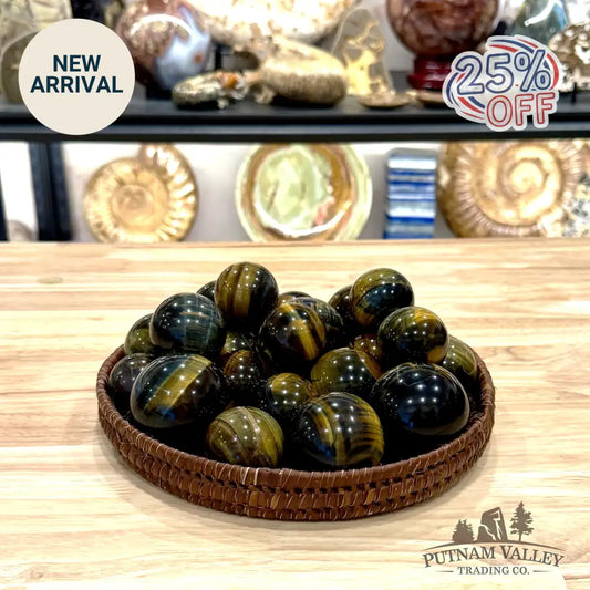 Blue Tiger Eye Spheres | In Select Sizes - Sphere