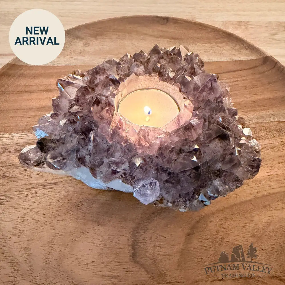 Brazilian Amethyst Candle Holder - Candle Holder