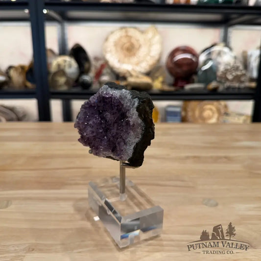 Brazilian Amethyst Cluster on Stand 5.75’’ - Accent