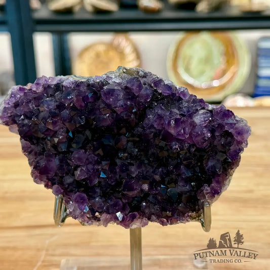 Brazilian Amethyst Cluster on Stand 6.25’’ - Accent