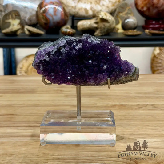 Brazilian Amethyst Cluster on Stand 6’’ Accent
