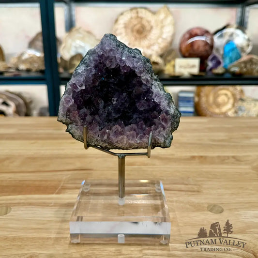 Brazilian Amethyst Cluster on Stand 8’’ - Accent