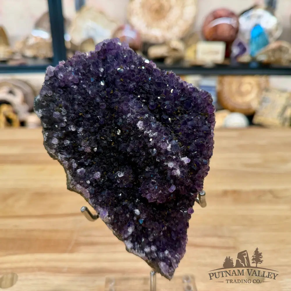 Brazilian Amethyst Cluster on Stand 9’’ - Accent