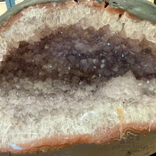 Uruguay Amethyst Crystal Geode with Stand - Geode