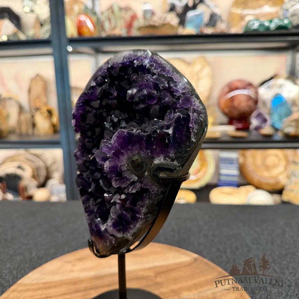 Brazilian Amethyst Geode + Stand 10.25’’ - Accent