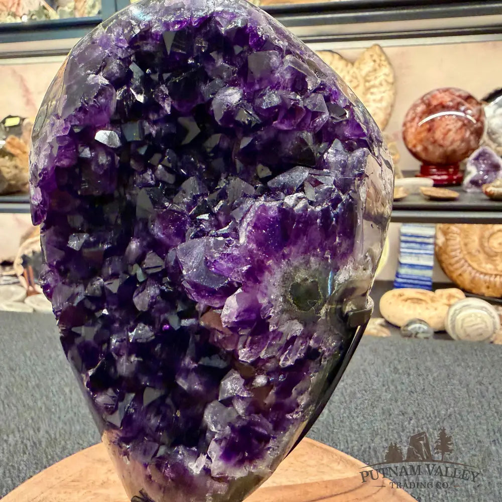 Brazilian Amethyst Geode + Stand 10.25’’ - Accent