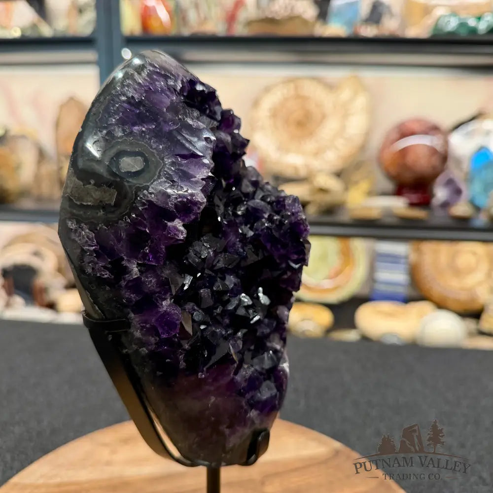 Brazilian Amethyst Geode + Stand 10.25’’ - Accent