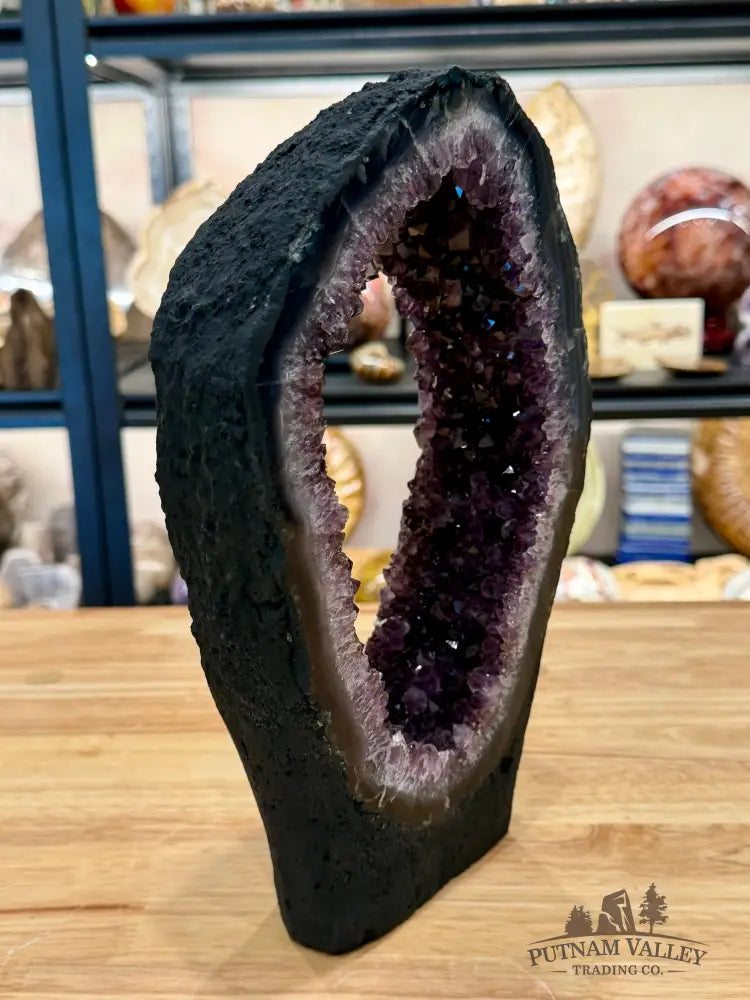 Brazilian Amethyst Stalactite Portal Table Accent 11’’ - Accent