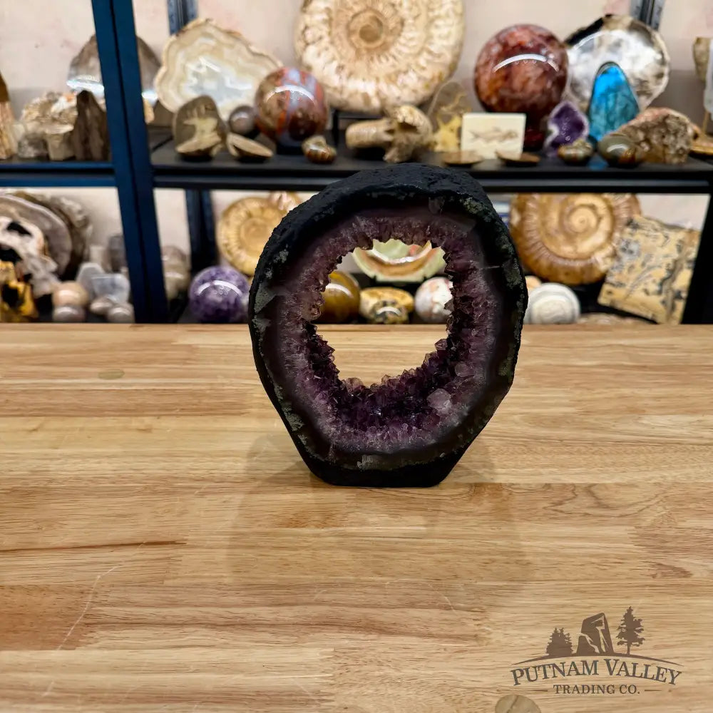 Brazilian Amethyst Stalactite Portal Table Accent 7.5’’ - Accent