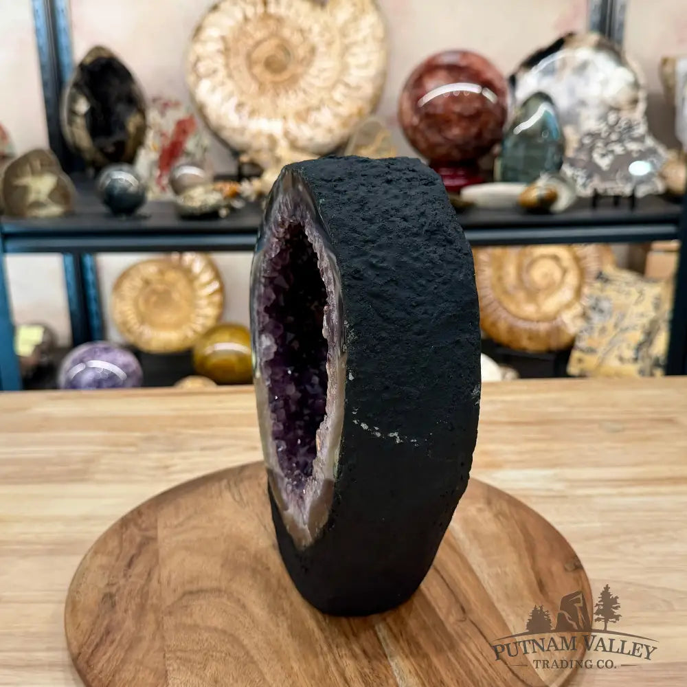 Brazilian Amethyst Stalactite Portal Table Accent 8.88’’ - Accent