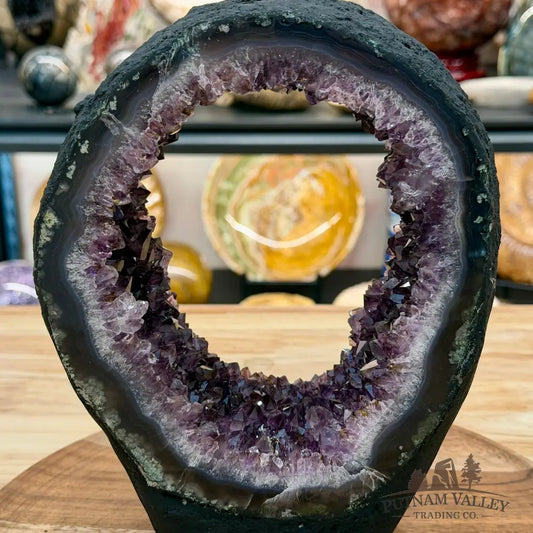 Brazilian Amethyst Stalactite Portal Table Accent 8.88’’ - Accent