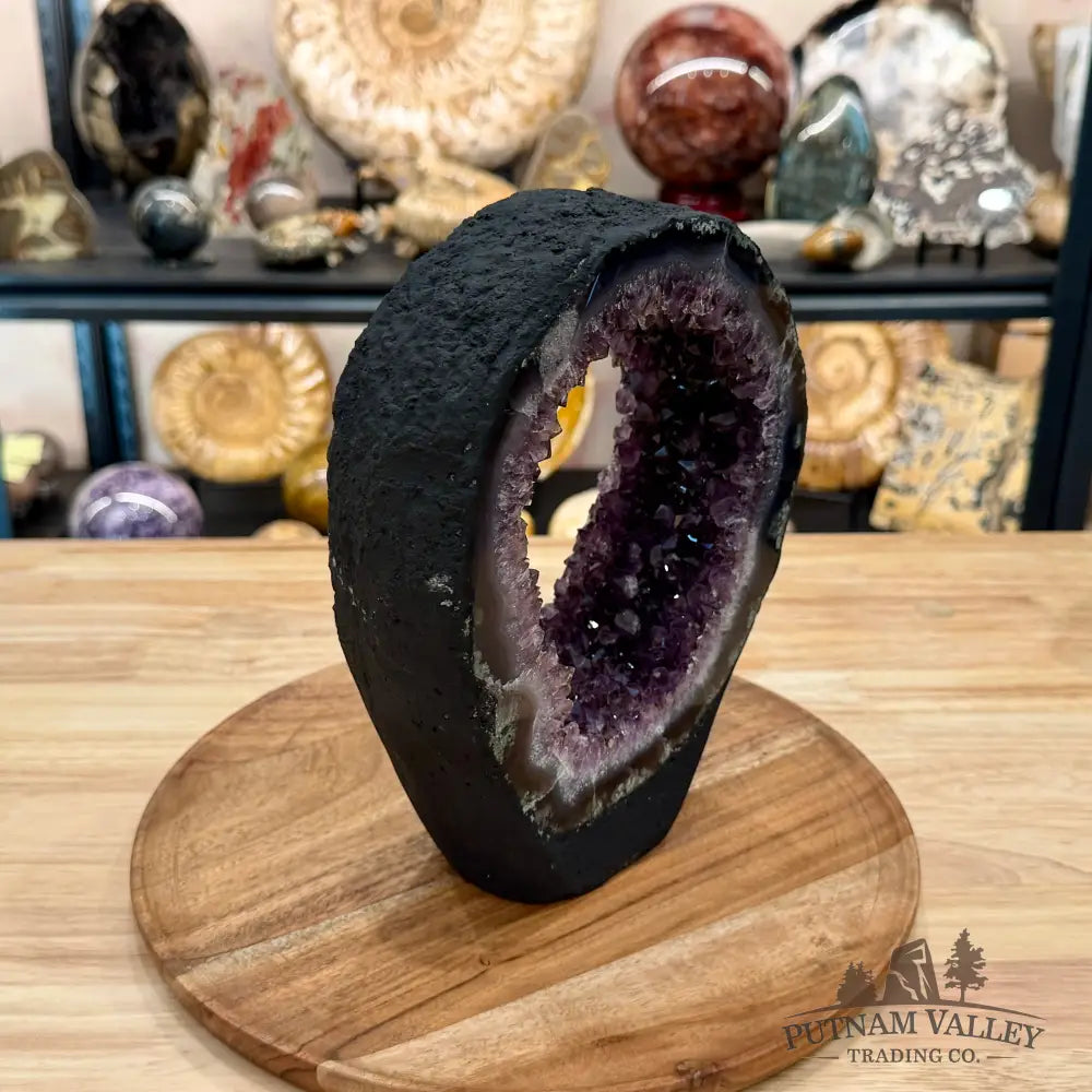 Brazilian Amethyst Stalactite Portal Table Accent 8.88’’ - Accent