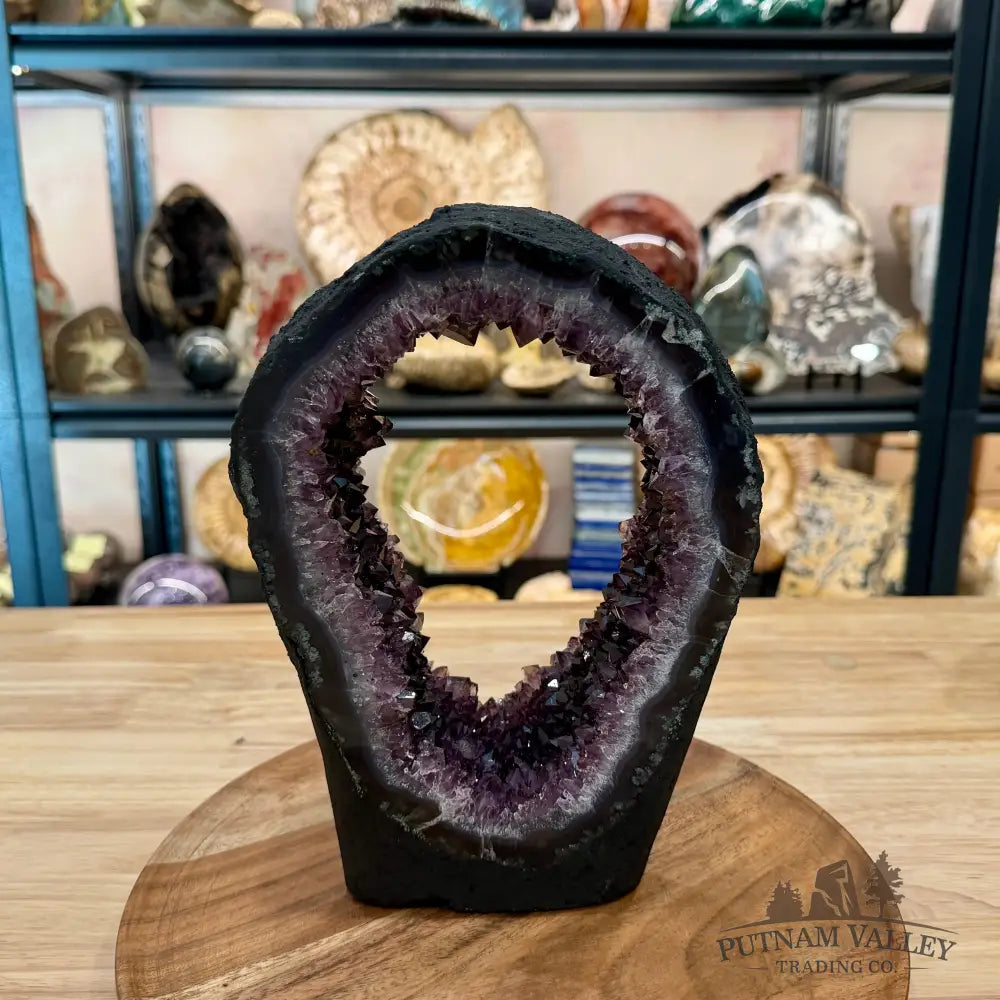Brazilian Amethyst Stalactite Portal Table Accent 9.63’’ - Accent