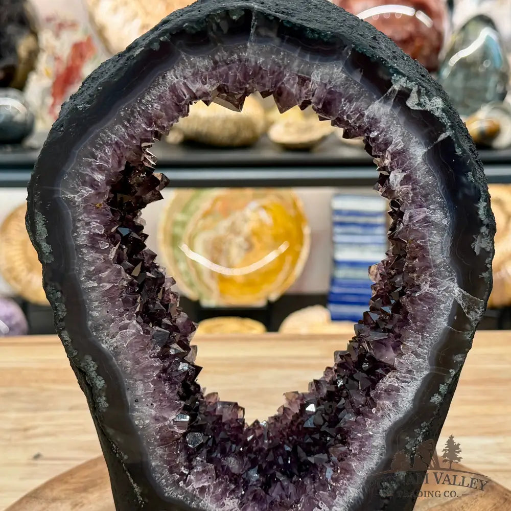 Brazilian Amethyst Stalactite Portal Table Accent 9.63’’ - Accent