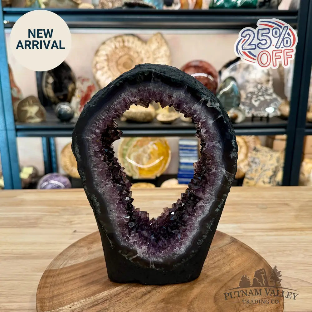Brazilian Amethyst Stalactite Portal Table Accent 9.63’’ - Accent