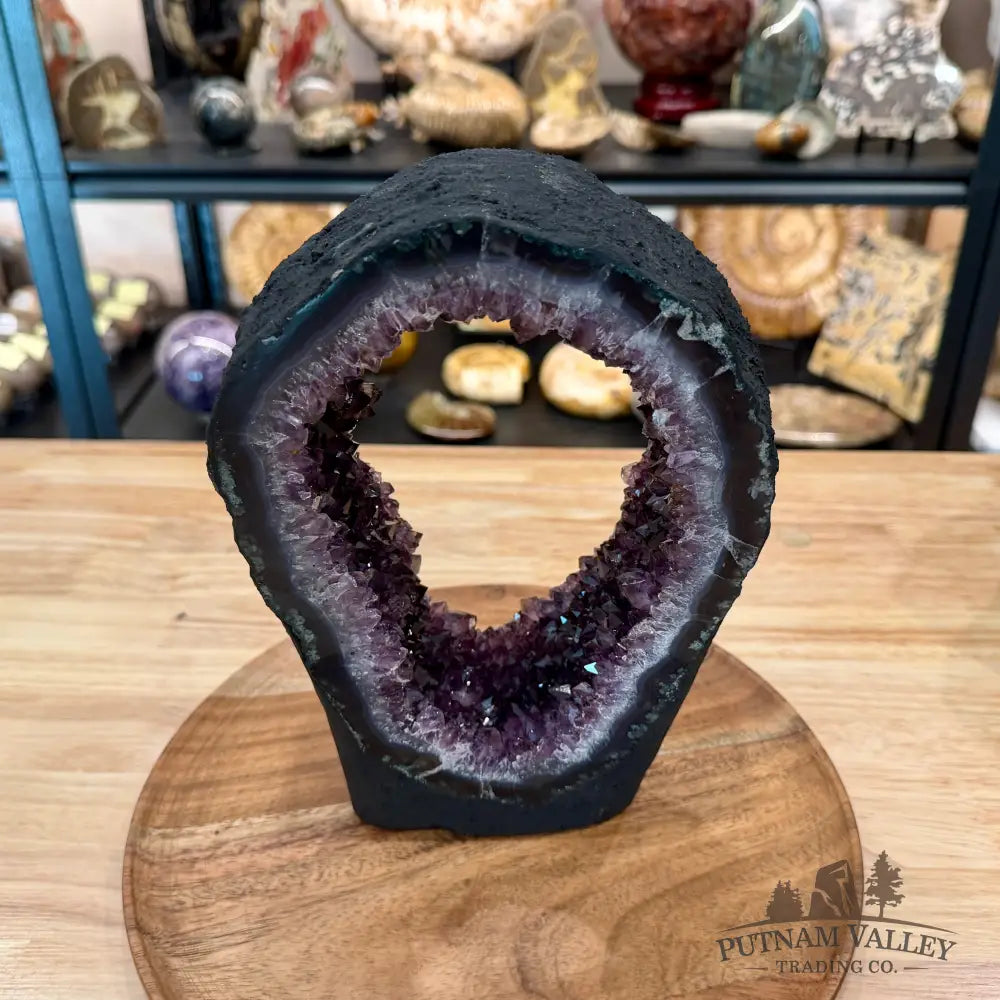 Brazilian Amethyst Stalactite Portal Table Accent 9.63’’ - Accent