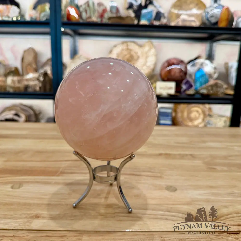 Brazilian Rose Quartz Sphere 5.43’’ - Sphere