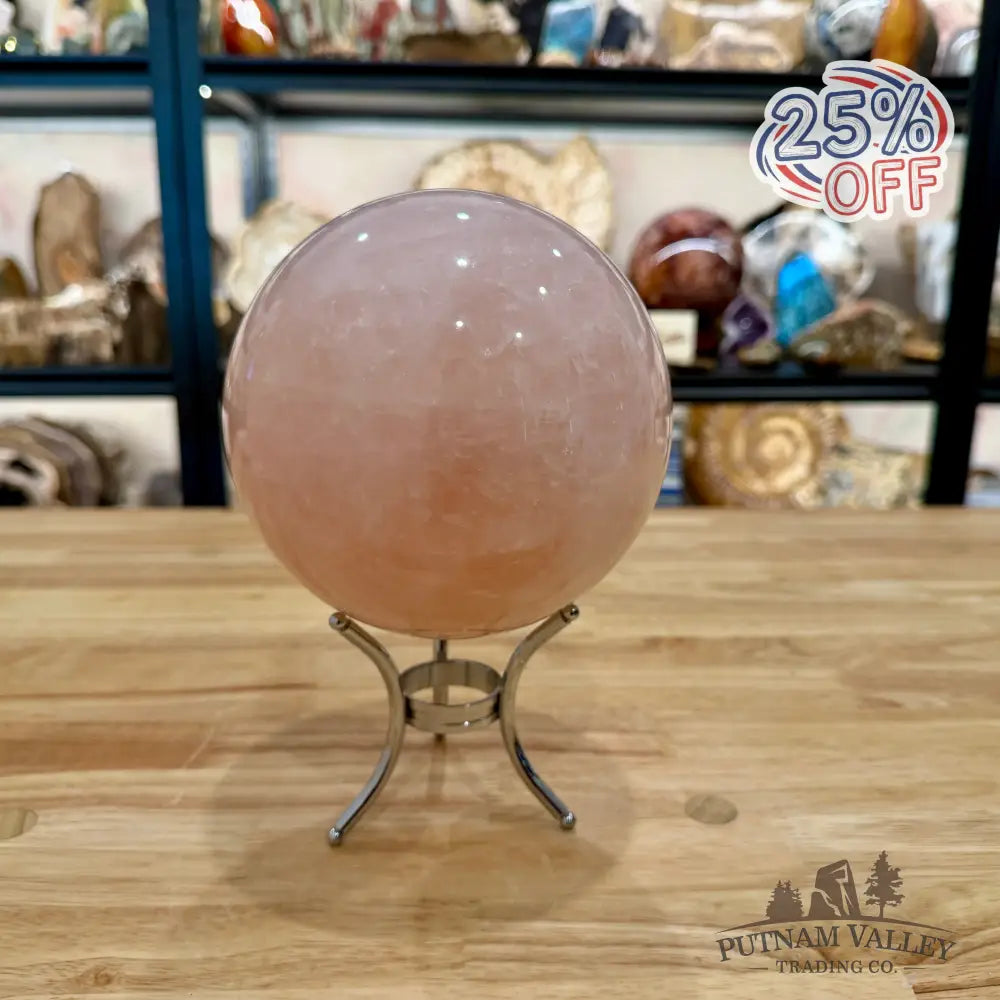 Brazilian Rose Quartz Sphere 5.8’’ - Sphere