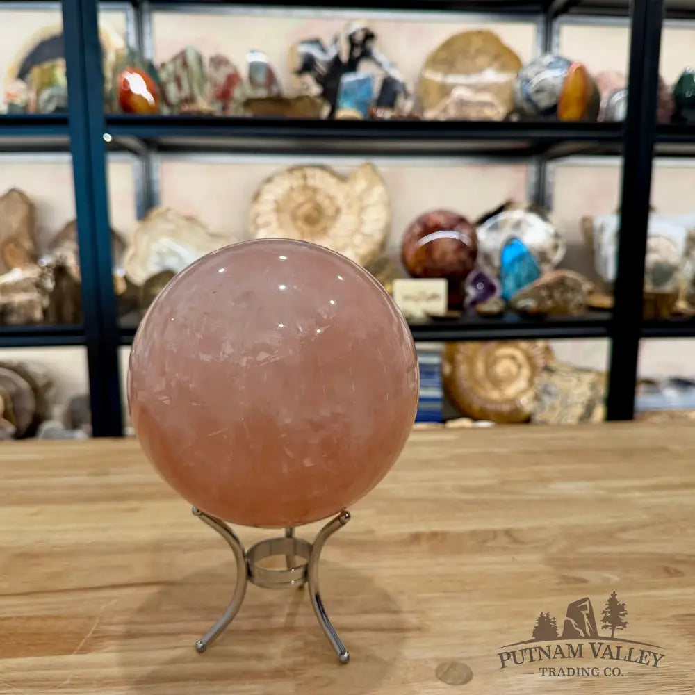 Brazilian Rose Quartz Sphere 5.94’’ - Sphere