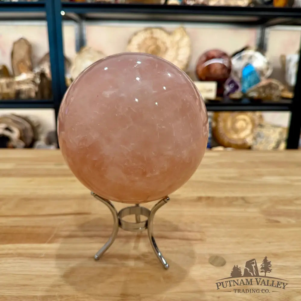 Brazilian Rose Quartz Sphere 5.94’’ - Sphere