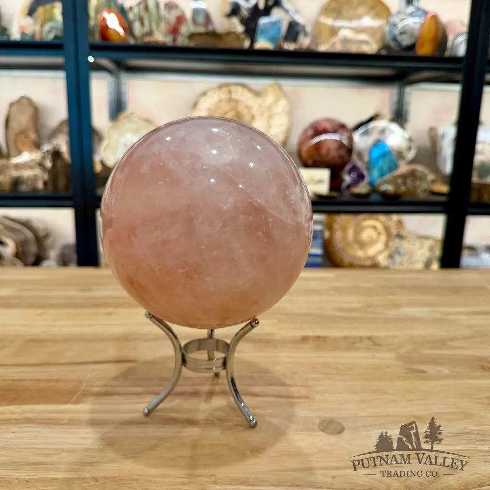 Brazilian Rose Quartz Sphere 5.94’’ - Sphere